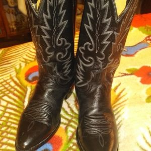 Men's black Dan Post Boots shoes size 12 d